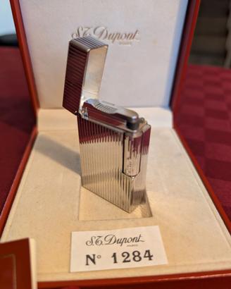 Accendino Dupont placcato argento mai usato