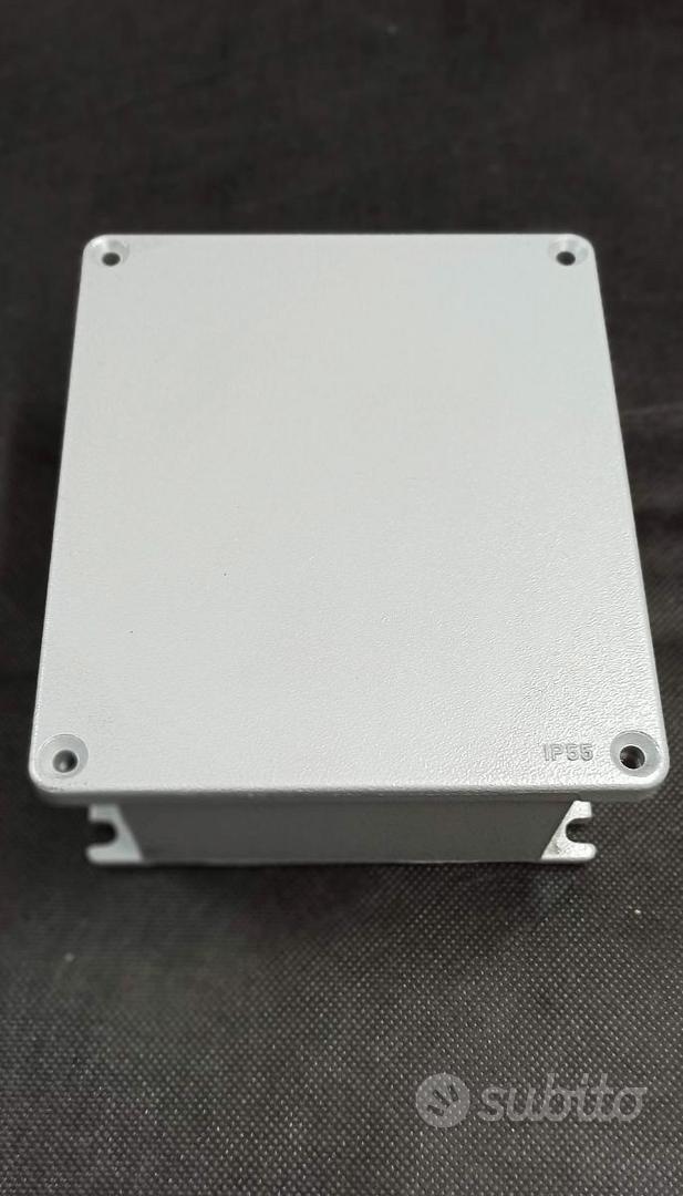 Scatola In Alluminio Pressofuso 1590B Impermeabile IP54 - 112x61x32mm Per Elettronica E Alimentazione Esterna