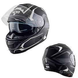 CASCO INTEGRALE MOTO NOS NS7F FIBRA VETRO OPACO