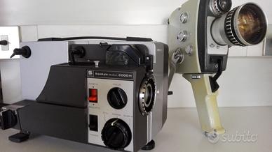 Proiettore super 8 +videocamera super 8 vintage