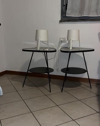 Coppia comodini e lampade