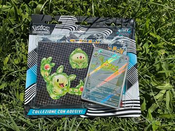Pokemon Luce Nera collezione speciale con adesivi