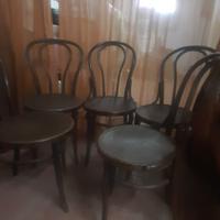 5 sedie antiche 