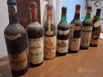 Bottiglie d'annata al miglior offerente