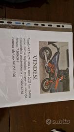 Moto ktm 690 smc r anno 2021 km 16100