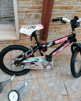 bici a rotelle 16 pollici 