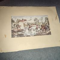 Stampa su carta raffigurante un gruppo di uomini