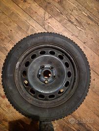 4 Gomme+cerchi in ferro 205 55 R16