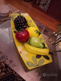 vassoio frutti di Murano + centrotavola La Murrina