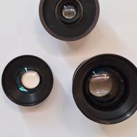 Lotto 3 obiettivi da ingranditore fotograf. vintag