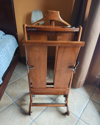 Servomuto da camera vintage legno e acciaio