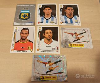 Set 13 figurine Panini Calciatori - Mondiali 2014