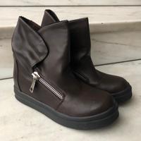 Stivaletti Flyfor marroni in ecopelle