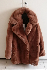 Cappotto pelliccia sintetica Mango