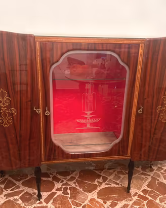 Vetrina in legno anni 70