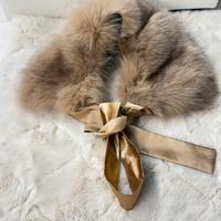 Sciarpa TwinSet in vera pelliccia volpe