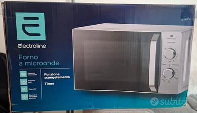 Forno a Microonde  Electroline ME208MTS Nuovo ! 
