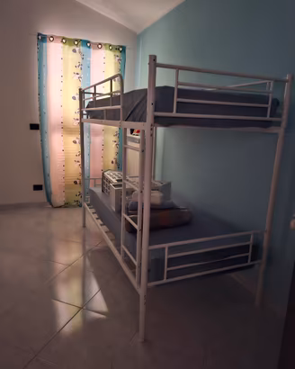 Letto a castello bianco