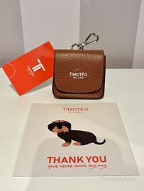 Porta sacchetti igienici/premietti vera pelle 🤎