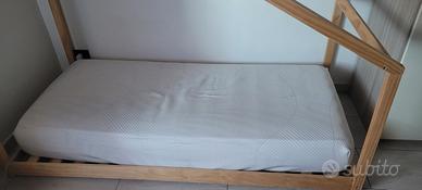 letto montessori con materasso singolo