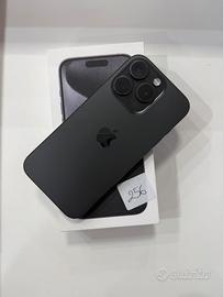 IPHONE 15 pro 256 GB- nero