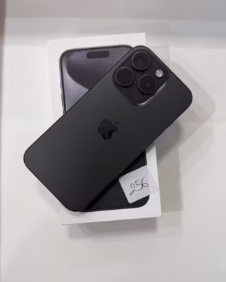 IPHONE 15 pro 256 GB- nero