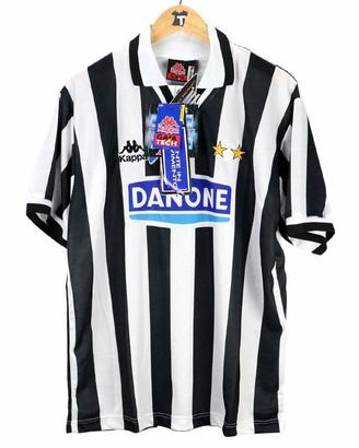 Juventus maglia calcio gara Kappa/Danone 94/95, L