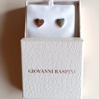 Orecchini in argento "GIOVANNI RASPINI" mai usati