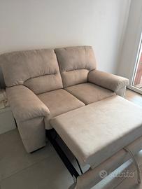 Divano 2 posti con meccanisco estraibile