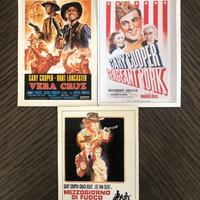 Mini Locandine Ciak  3 Schede Film Gary Cooper
