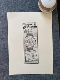 Pubblicità originale orologi compax art deco 1932