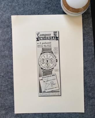 Pubblicità originale orologi compax art deco 1932