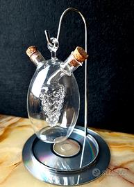 Scultura in vetro d'arte-decanter "Grape Drop"