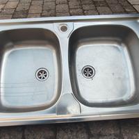 Lavello da cucina inox doppia vasca