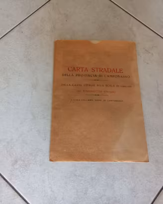 Carta stradale Provincia CAMPOBASSO