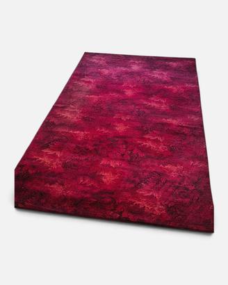 Tappeto Design Rosso Bordeaux 165x310 cm - 100€