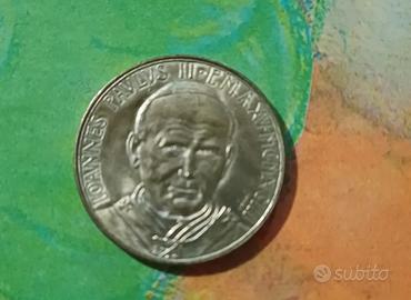 Moneta 200 Lire Papa Giovanni Paolo II