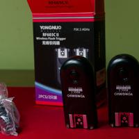 Yongnuo RF603CII coppia trigger flash per canon