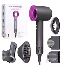 Asciugacapelli Professionale 2000w con 5 accessori