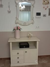 Lampadario più ingressino con specchio