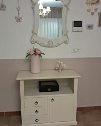 Lampadario più ingressino con specchio