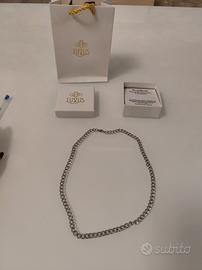
Collana uomo in acciaio con confezione Luxus 