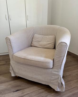 Poltrona tullsta ikea con fodera