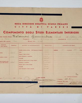 Documento d'epoca - 1934