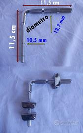 GIBRALTAR barra ad L rods per tom mounting e altro