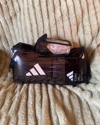 Adidas boxe completo guantoni fasce borsone nuovo