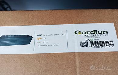 Box Baule Cassapanca in Metallo L.69x165x62