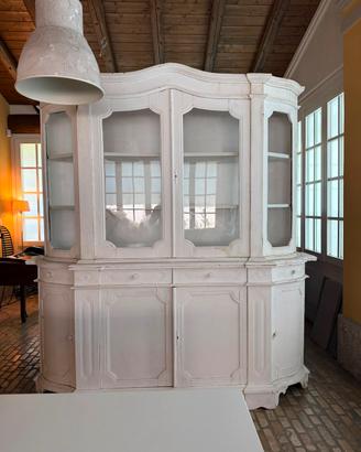 Vetrinetta shabby bianca