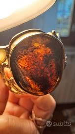 Bracciale in bronzo dorato