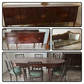 Camera da pranzo in palissandro